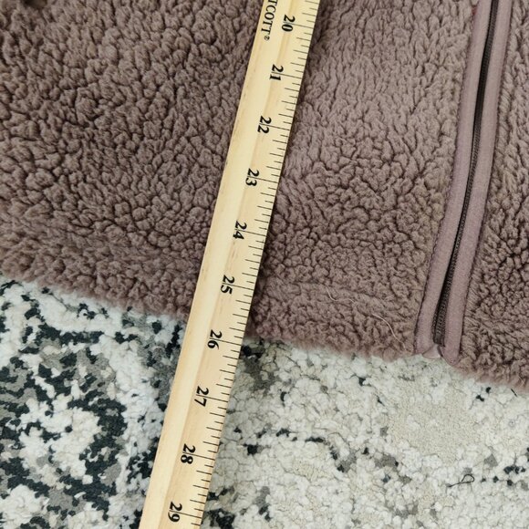 Sierra Designs Women's Vest Size L Mauve Taupe Fleece Warm Fall Casual Outerwear - Picture 8 of 9